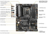 MSI Z590 PRO WIFI LGA 1200 Intel Z590 SATA 6Gb/s ATX Intel Motherboard