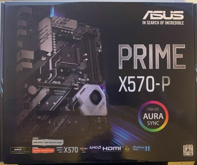 ASUS Prime X570-p Ryzen 3 Am4 With Dual HDMI PCIe Gen4 ATX Motherboard