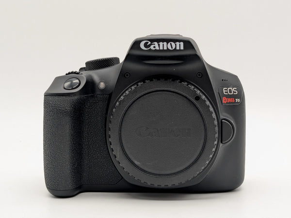 Canon EOS Rebel T6 Digital Camera - Black (Body Only)