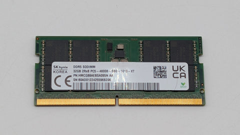 SK HYNIX 32GB 2Rx8 PC5 4800B DDR5 SODIMM Module Laptop RAM HMCG88AEBSA095N