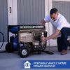 DuroMax XP12000EH 12,000 Watts Dual Fuel Gas Propane Portable Generator