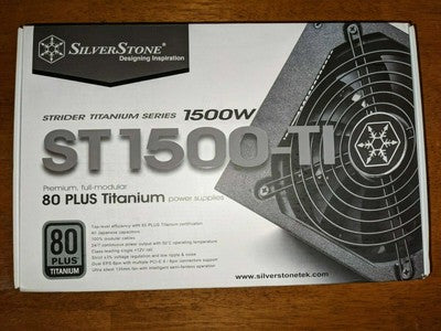 Silverstone SST-ST1500-TI Strider Titanium 80 PLUS 1500W ATX PSU Fully Modular