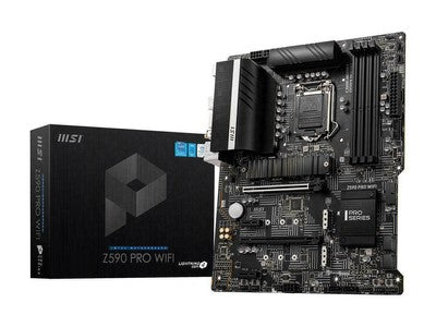 MSI Z590 PRO WIFI LGA 1200 Intel Z590 SATA 6Gb/s ATX Intel Motherboard