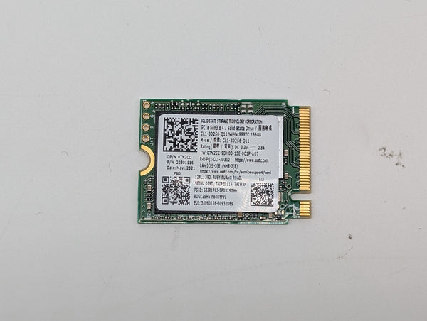 SSSTC 256GB PCIe 3.0 NVMe SSD 2230 Model: CL1-3D256-Q11 / 0TN2CC