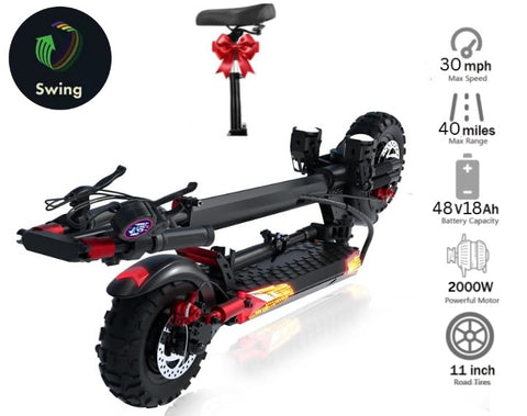 Electric Scooter Seat 2000W 48V 16Ah 10