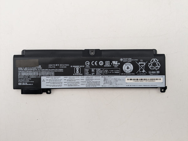 Genuine Lenovo 00HW024 00HW025 01AV406 Battery ThinkPad T460s T470s *READ*