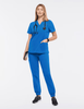Jaanuu Relaxed 3-pocket Top Scrubs Royal Blue Women’s size XS Extra Small
