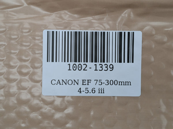 Canon EF 75-300mm f/4-5.6 III Telephoto Zoom Lens - Used