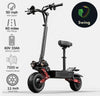 Adult Electric Scooter 7000W Dual Motor 60V 33Ah 60Mi 11in Seat Foldable Road