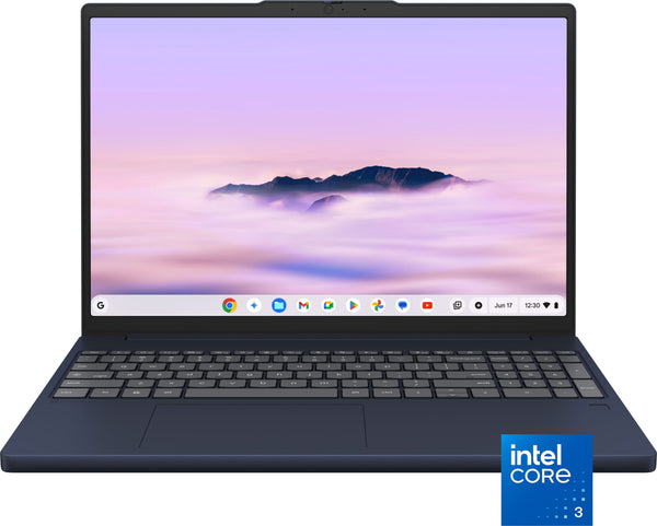 Lenovo - Chromebook Plus 15.3 in 2K Touchscreen - Intel Core 3 Processor N355