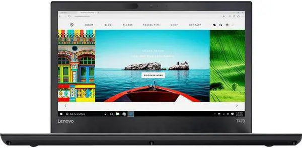 Lenovo ThinkPad T470 i5-6200U X2 4GB RAM 500GB SSD 14 in W10 Pro Black