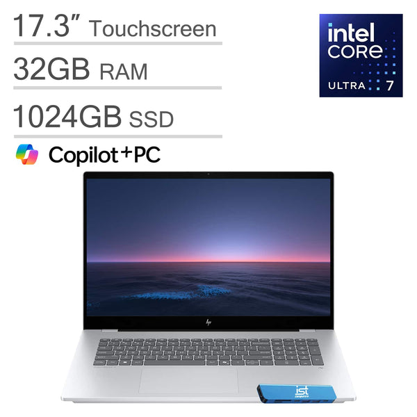 HP - OmniBook 7 17.3 in FHD Touch-Screen AI Copilot+ - Intel Core Ultra 7 258V