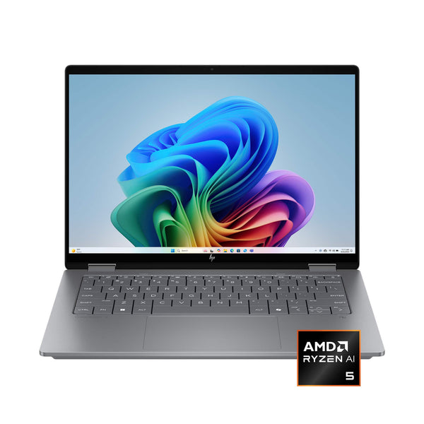 HP - OmniBook X Flip 2-in-1 - 14 in 2K Touch-Screen - AMD Ryzen AI 5 340