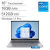 Lenovo - Upgraded - ThinkBook 16 in WUXGA Touch Screen - Intel Core with i5