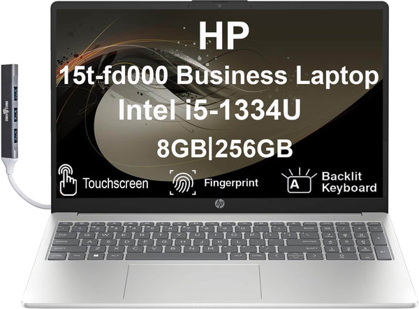 HP - 15t-fd000 15.6 FHD Intel i5-1334U 8GB DDR4 256GB PCIe SSD Intel UHD Win