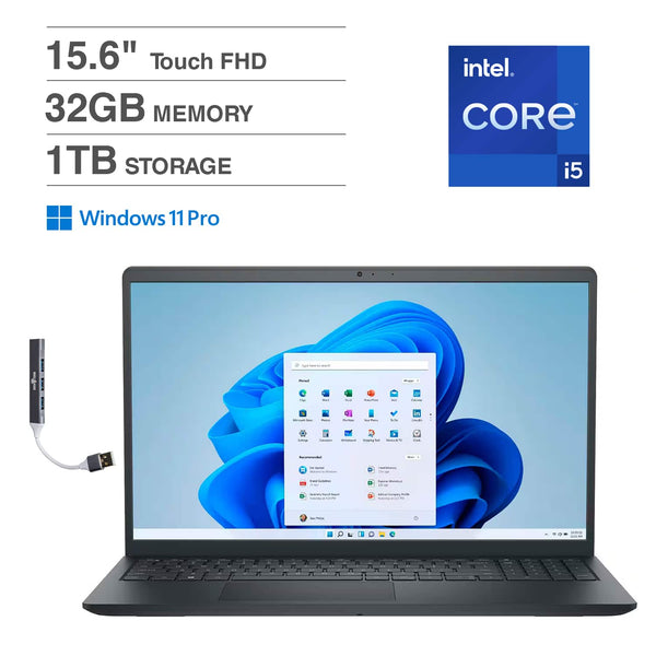 Dell - Upgraded - Inspiron 15 i3530-5623BLK-PUS i5-1334U 1TB SSD 15.0 32GB RAM