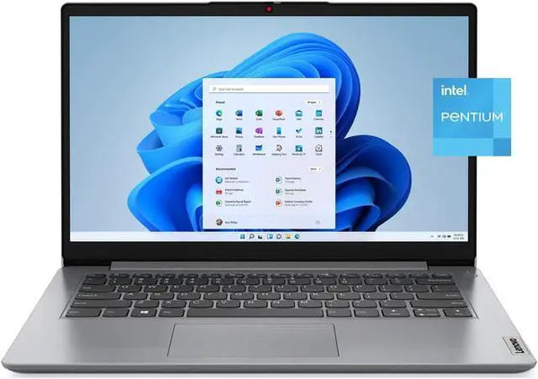 Lenovo Ideapad 1i 14.0 in Intel Pentium N5030 4GB RAM 128GB SSD Cloud Grey W11