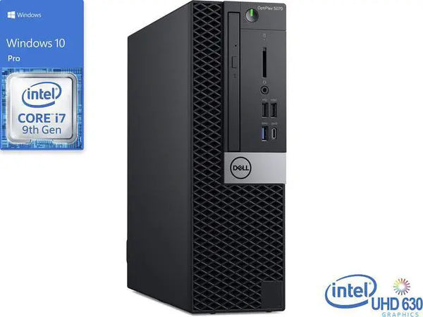 Dell OptiPlex 5070 Desktop i7-9700 64GB RAM 2TB NVMe SSD DVDRW W10 Pro