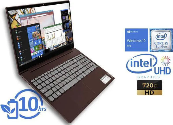 Lenovo IdeaPad S340 15.6 in Display i5-8265U 8GB RAM 256GB NVMe SSD W10 Pro