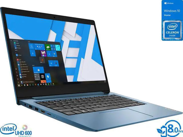 Lenovo IdeaPad 1 14 in Display Intel Celeron N4020 4GB RAM 64GB eMMC W10 Home