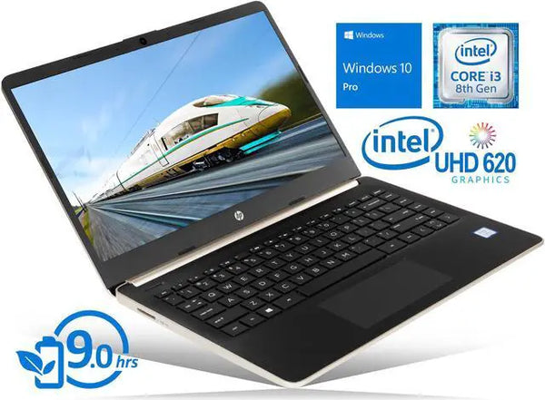 HP 14 14 in Touch Display i3-8145U 8GB RAM 256GB NVMe SSD W10 Pro W11 Pro