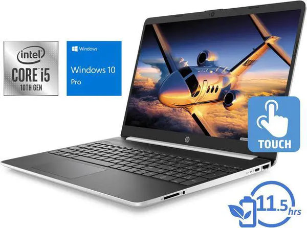 HP 15 15.6 in Touch Display i5-1035G1 8GB RAM 256GB NVMe SSD W10 Pro W11 Pro