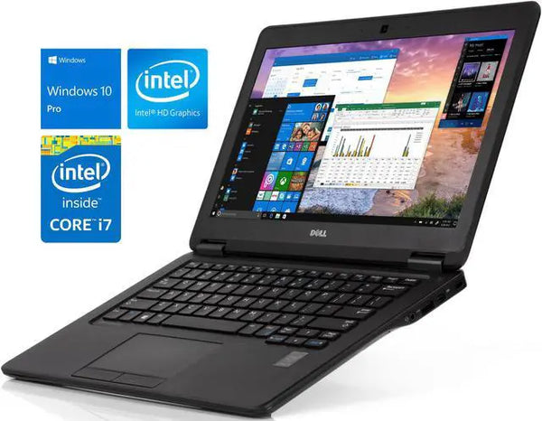 Dell Latitude E7250 12.5 in i7-5600U 16GB RAM 500GB SSD Mini W10 Pro