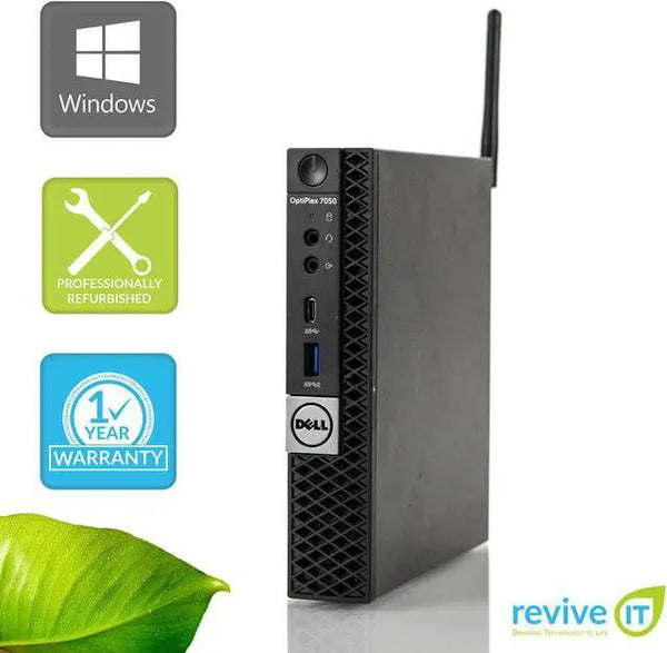 Dell Optiplex 7050 Micro Core i5-6500T 8GB RAM 256GB SSD Win 10 Pro Wty