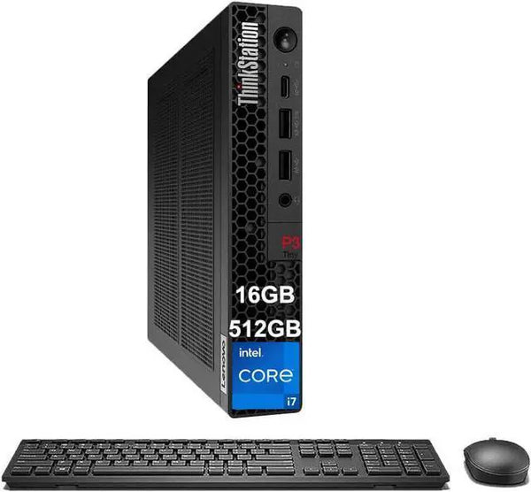 Lenovo ThinkStation P3 Tiny Workstation Desktop Intel 20-Core i7-14700 >