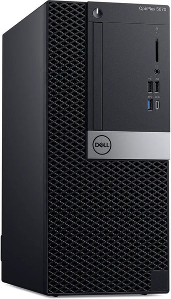Dell Optiplex 5070 Mini-Tower Desktop Intel i5 9500 16GB RAM 2TB NVMe