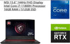 MSI 15.6 in 144Hz FHD 1080p Display i7-11800H NVIDIA GeForce RTX 3070 16GB RAM