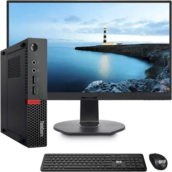 Lenovo ThinkCentre M910Q Micro Desktop Intel i5-6500T 512GB SSD 22 in 16GB RAM