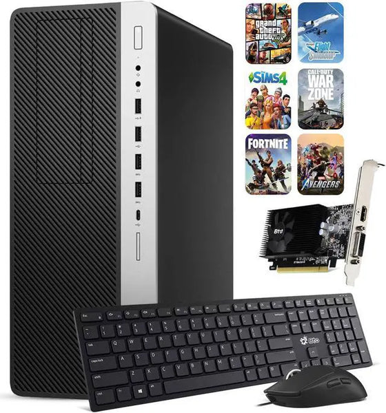 HP G4 Gaming Tower Desktop i5-8500 64GB RAM 1TB SSD Nvidia GeForce GTX 1050Ti