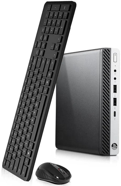 HP EliteDesk 800 G3 Tiny Desktop i5-6500T 8GB RAM 128GB NVME Built-in Keyboard