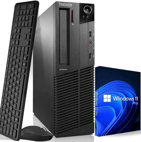 Lenovo ThinkCentre SFF Desktop PC i5-4570 8GB RAM 256GB SSD & W11 Professional