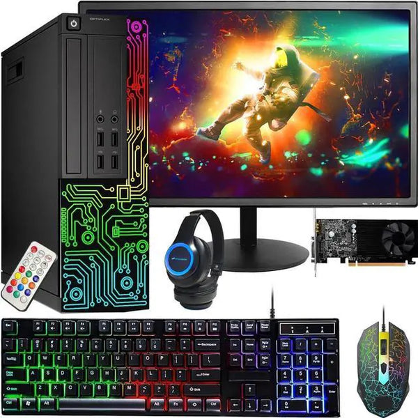 Dell RGB Desktop Intel Core i5 GeForce GT 1030 2GB GDDR5 16GB i5-3470 512GB SSD