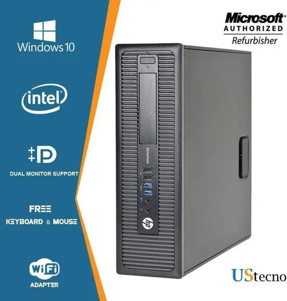 HP EliteDesk 800 G1 SFF i5-4570 8GB RAM 250GB SSD HDD Windows 7 Professional