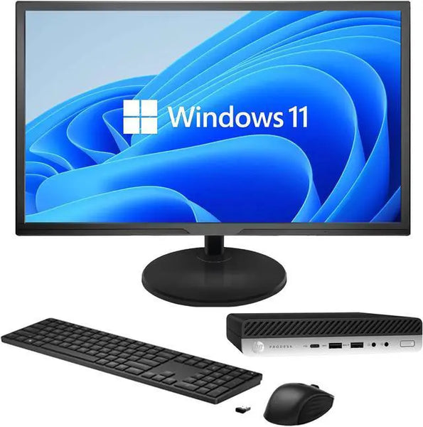 HP ProDesk 600 G4 Desktop Mini Business Intel Core i5-8500T 256GB SSD 8GB RAM