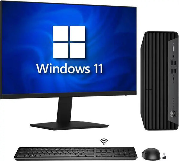 HP Combo ProDesk 600 G6 SFF Desktop 24 in Monitor Intel i5 32GB RAM 1TB NVMe