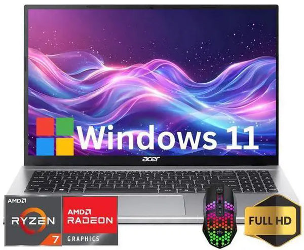 Acer Aspire Go 15.6 in Full Business Ryzen 7 7730U 16GB RAM 512GB SSD Windowss