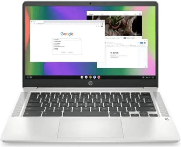 HP Chromebook 14 Intel Celeron N4120 4GB RAM 64 GB eMMC Display Chrome