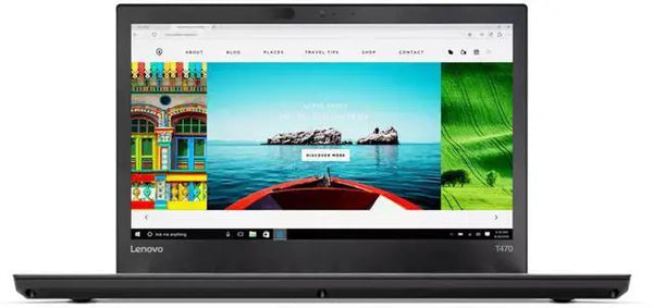 Lenovo ThinkPad T470 14 in FHD Touch i5-6300U 8GB DDR4 256GB SSD W11 Pro Black