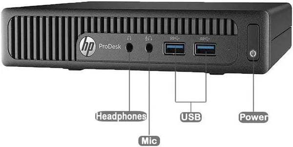 HP 600 G2 MINI i5-6500T 16GB RAM 256GB SSD Win 10 Pro
