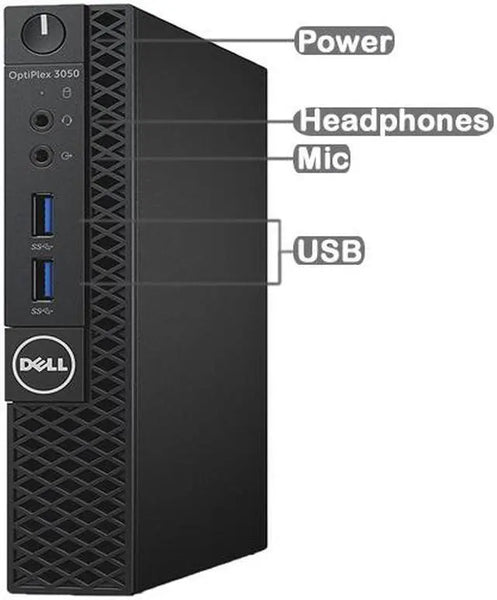 DELL 3050 MICRO i5-6500T 8GB RAM 256GB SSD Win 10 Pro