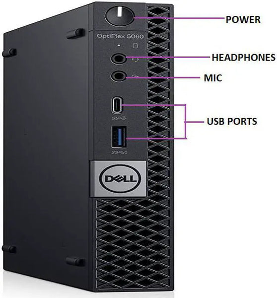 DELL 5060 MICRO i7-8700T 16GB RAM 256GB SSD Win 10 Pro