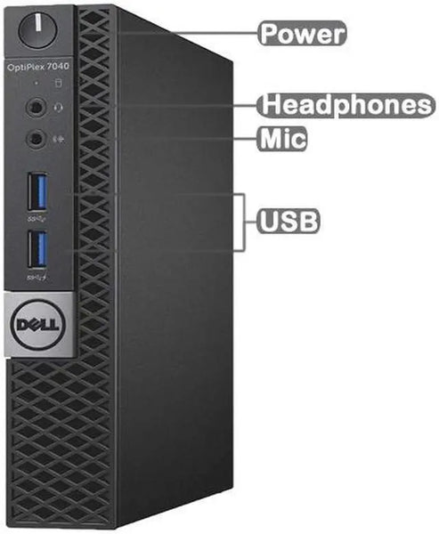 DELL 7040 MICRO i3-6100 16GB RAM 240GB SSD Win 10 Pro
