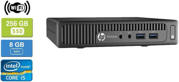HP 600 G1 MINI i5-4590T 8GB RAM 256GB SSD Win 10 Pro