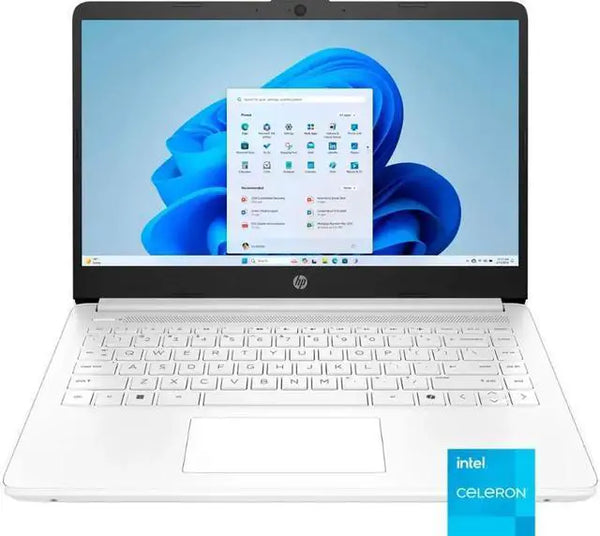 HP 14 Chromebook Intel Celeron N4500 8GB RAM 64GB eMMC W11 Pro White