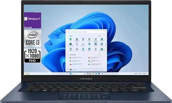 ASUS Vivobook 14 in FHD i3-1315U 24GB RAM 1TB SSD W11 Pro Quiet Blue