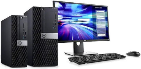 Dell OptiPlex 7070 Desktop Bundle Core i7-9700 16GB RAM 512GB SSD with 24in